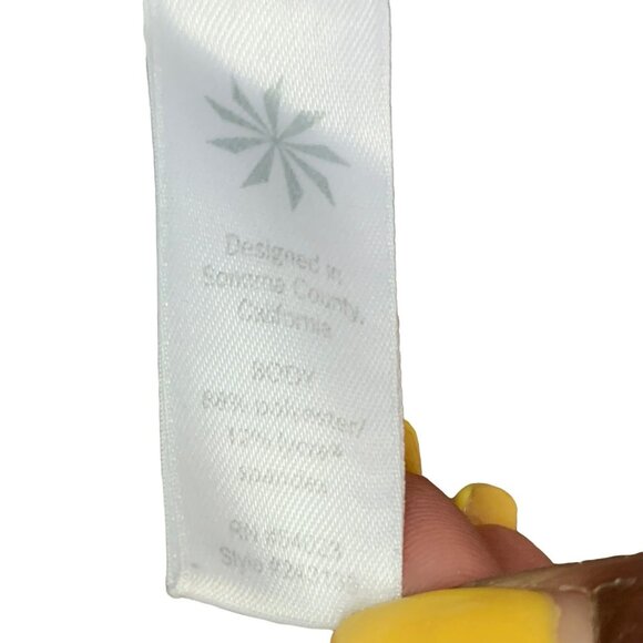 🟣🟣🟣 ATHLETA Women's Size Extra Small Striped Pull On Capri Leggings - Picture 5 of 8